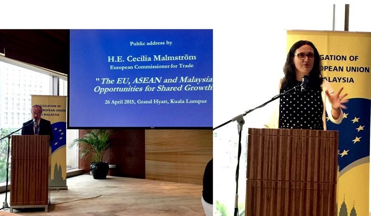 The European Trade Commissioner Cecilia Malmstrom gave a talk on “ The EU, ASEAN and Malaysia: Opportunities for Shared Growth”