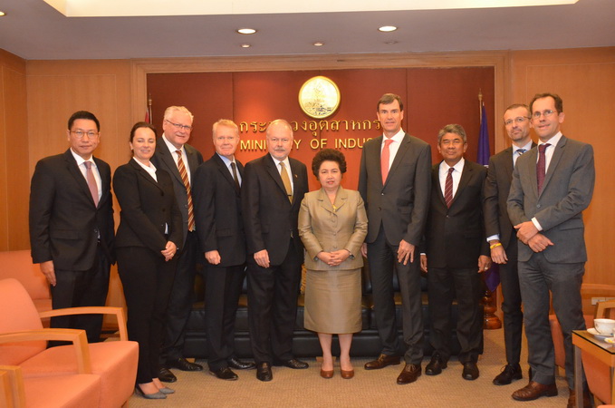 COURTESY MEETING WITH MINISTER OF INDUSTRY, H.E. MRS. ATCHAKA SIBUNRUANG