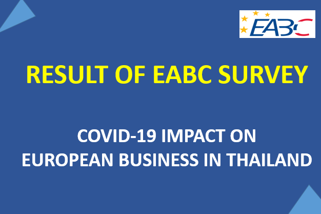 Result of EABC Survey – COVID-19 impact on European business in Thailand