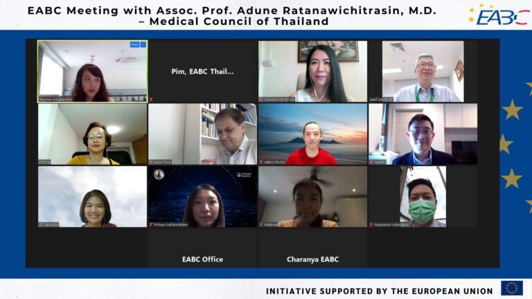 EABC Healthcare and Pharmaceuticals Working Group Meeting with Assoc. Prof. Adune Ratanawichitrasin, M.D., Assistant Secretary General of Medical Council Thailand