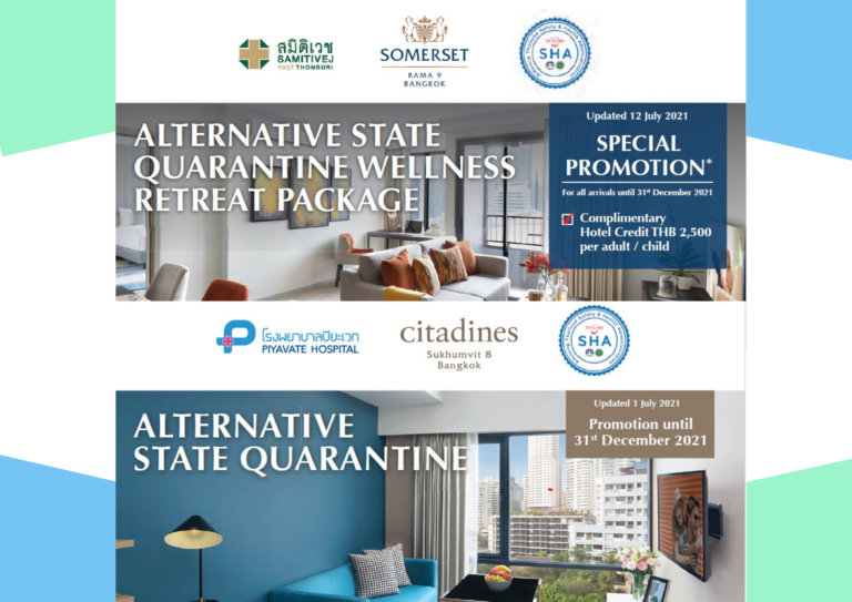 Special Offer ASQ Package for Somerset Rama 9 and Citadines Sukhumvit 8 Bangkok