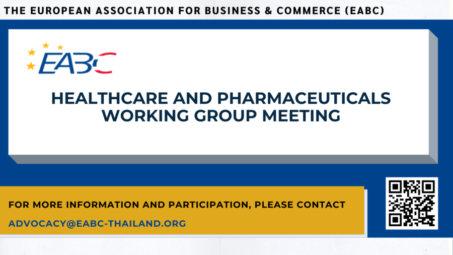 EABC Healthcare and Pharmaceuticals working group meeting 8/2021 on 20 August EABC Healthcare and Pharmaceuticals working group meeting 8/2021 on 20 August