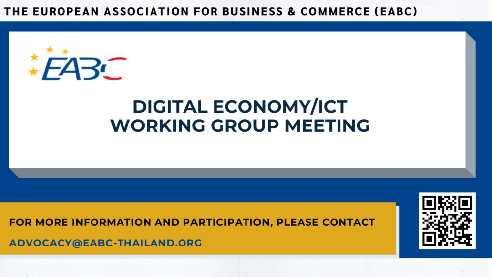 Digital Economy/ICT working group meeting 9/2021 on 14 September