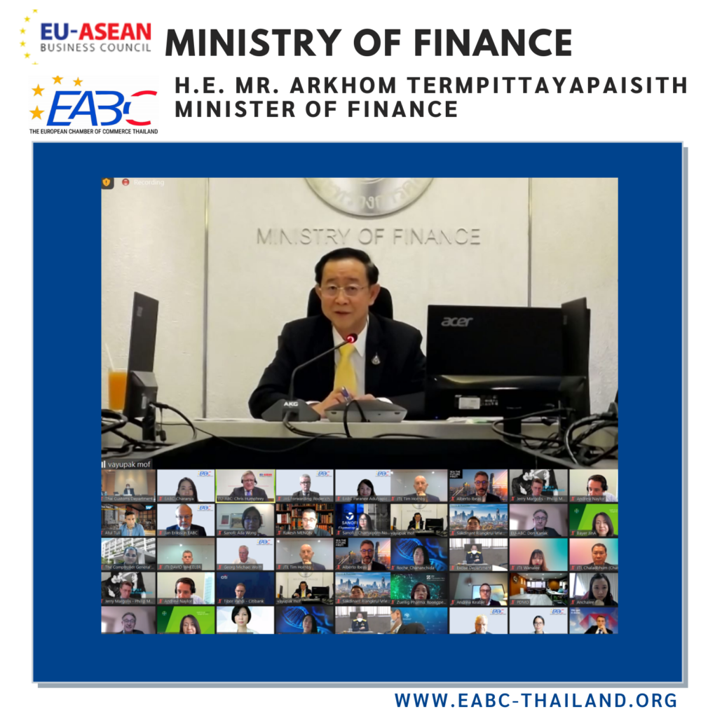 Thailand Virtual Mission Trip 2021- Ministry of Finance on 27 September Thailand Virtual Mission Trip 2021- Ministry of Finance on 27 September