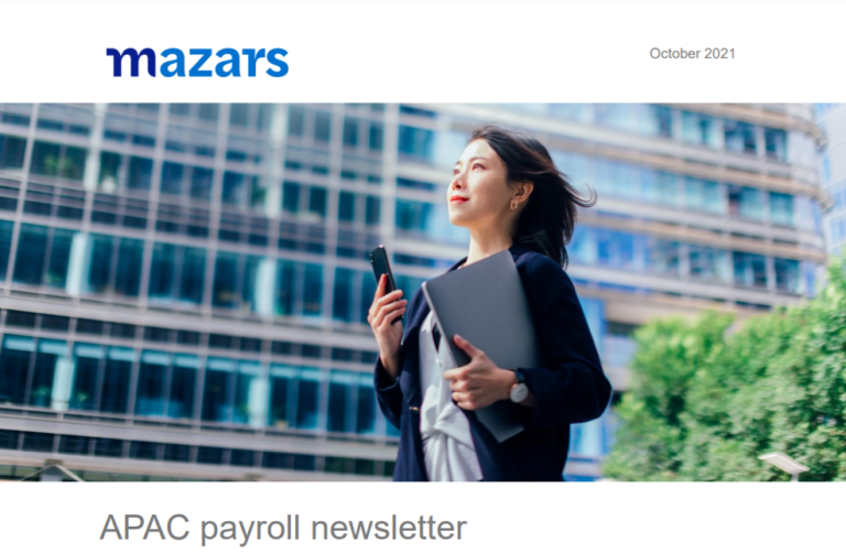 Mazars: Changes in HR and payroll regulations in APAC are commonplace