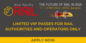 Asia’s leading rail exhibition and conference  in May 2022 in Thailand