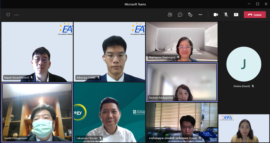 EABC Healthcare and Pharmaceutical Working group on 10 March 2022