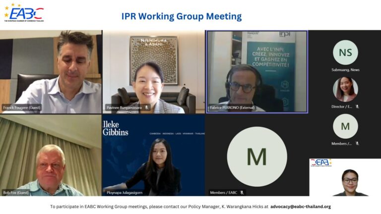 EABC: Intellectual Property Rights Working Group Meeting #3