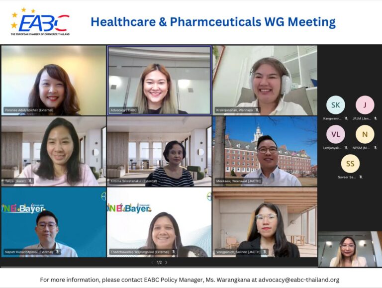 EABC Healthcare & Pharmaceuticals Working Group Meeting #7