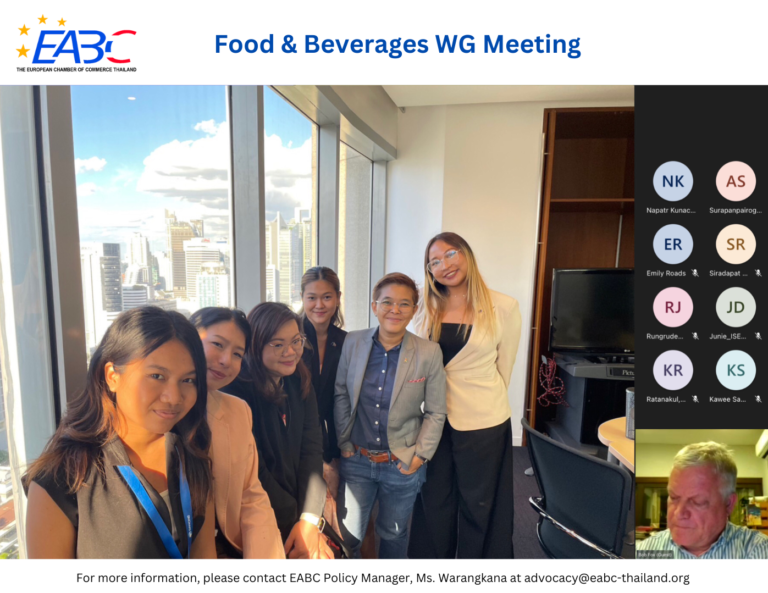 EABC Food and Beverages Working Group Meeting #7