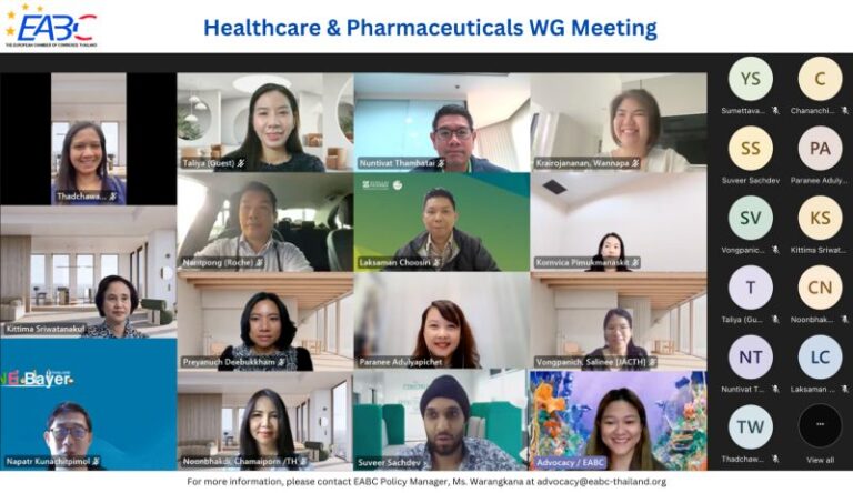 Healthcare & Pharmaceuticals Working Group Meeting #8