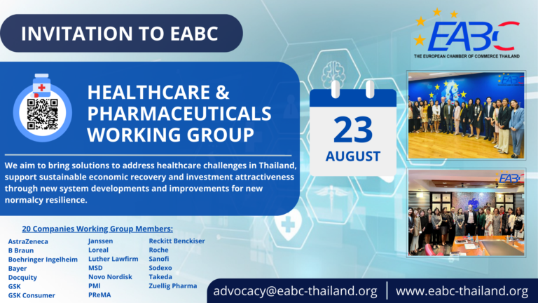 Invitation to the 8th Healthcare & Pharmaceuticals WG Meeting