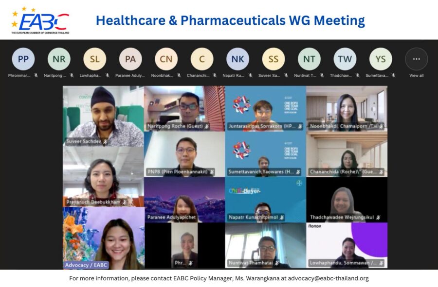 EABC: Healthcare & Pharmaceuticals WG held its 9th meeting of 2023 via MS Teams. EABC: Healthcare & Pharmaceuticals WG held its 9th meeting of 2023 via MS Teams.