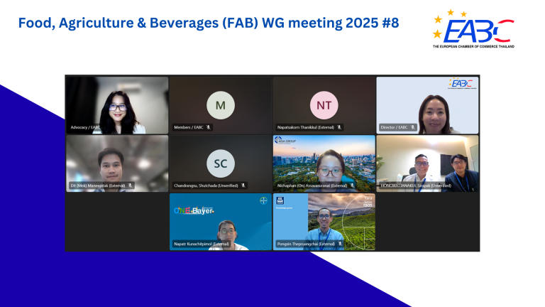 EABC – Food, Agriculture & Beverages (FAB) WG Meeting #8 2025
