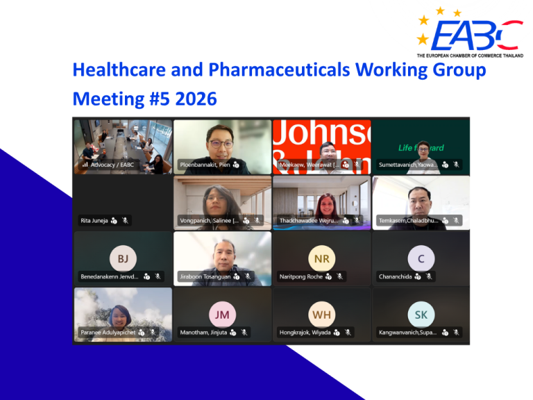 EABC – Healthcare and Pharmaceuticals Working Group Meeting #5