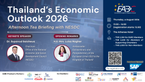 EABC Thailand's Economic Outlook 2026: Afternoon Tea Briefing with NESDC