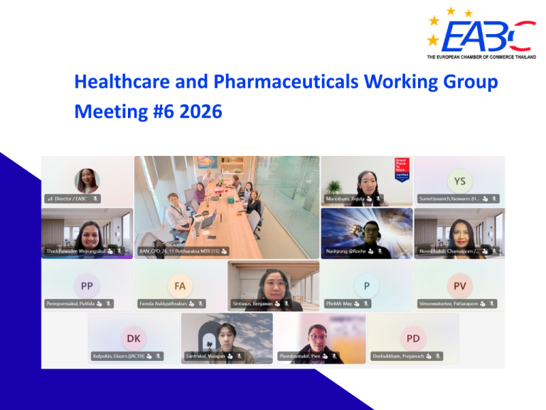 EABC – Healthcare and Pharmaceuticals Working Group Meeting #6