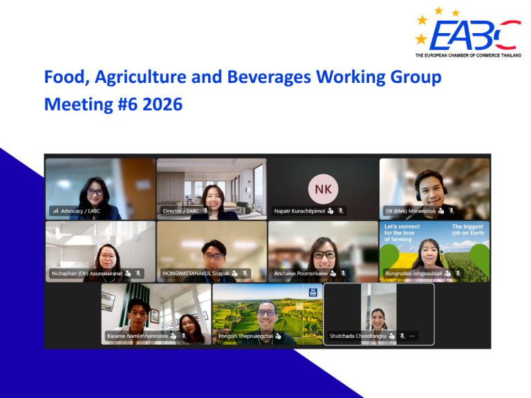 EABC – Food, Agriculture, and Beverages (FAB) Working Group Meeting #6