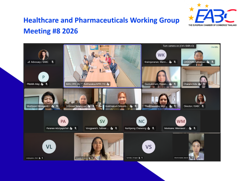 EABC – Healthcare and Pharmaceuticals Working Group Meeting #8