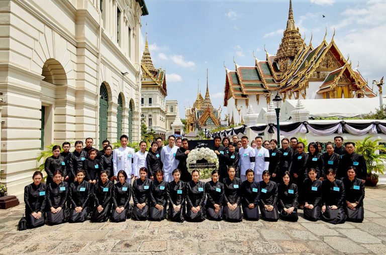 DIAGEO MOET HENNESSY THAILAND HOSTS MERIT MAKING CEREMONY DEDICATED TO THE LATE KING BHUMIBOL ADULYADEJ AT THE DUSIT MAHA PRASART THRONE HALL